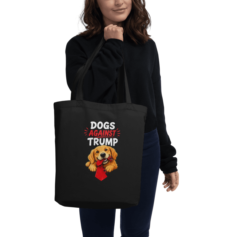 "Dogs Against Trump" Tote Bag
